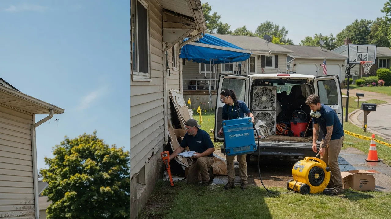 Ceiling Leak Cleanup in Lakewood, IL near me